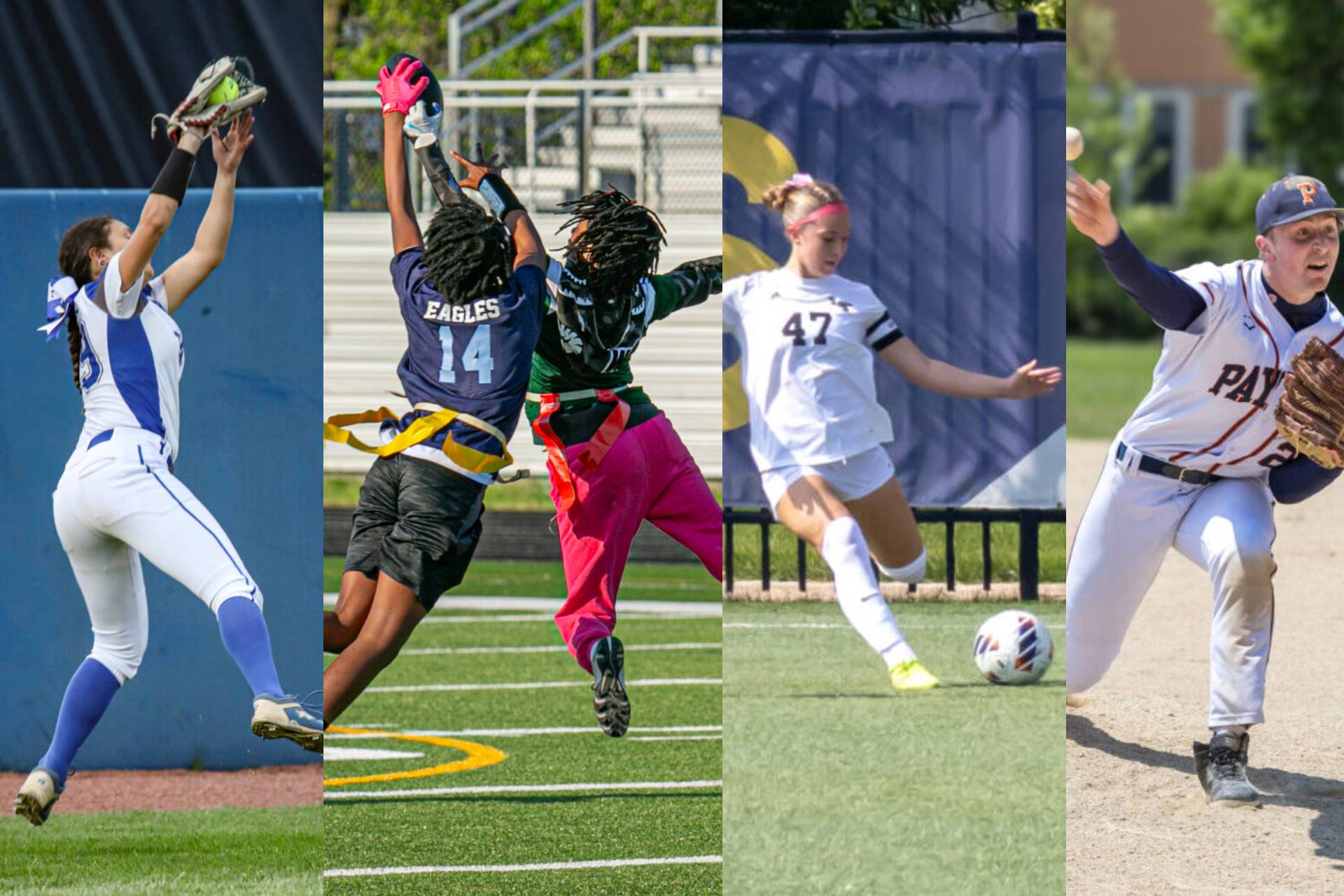 Collage of student sports
