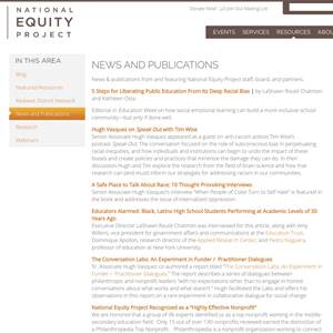 National Equity Project Resources - image