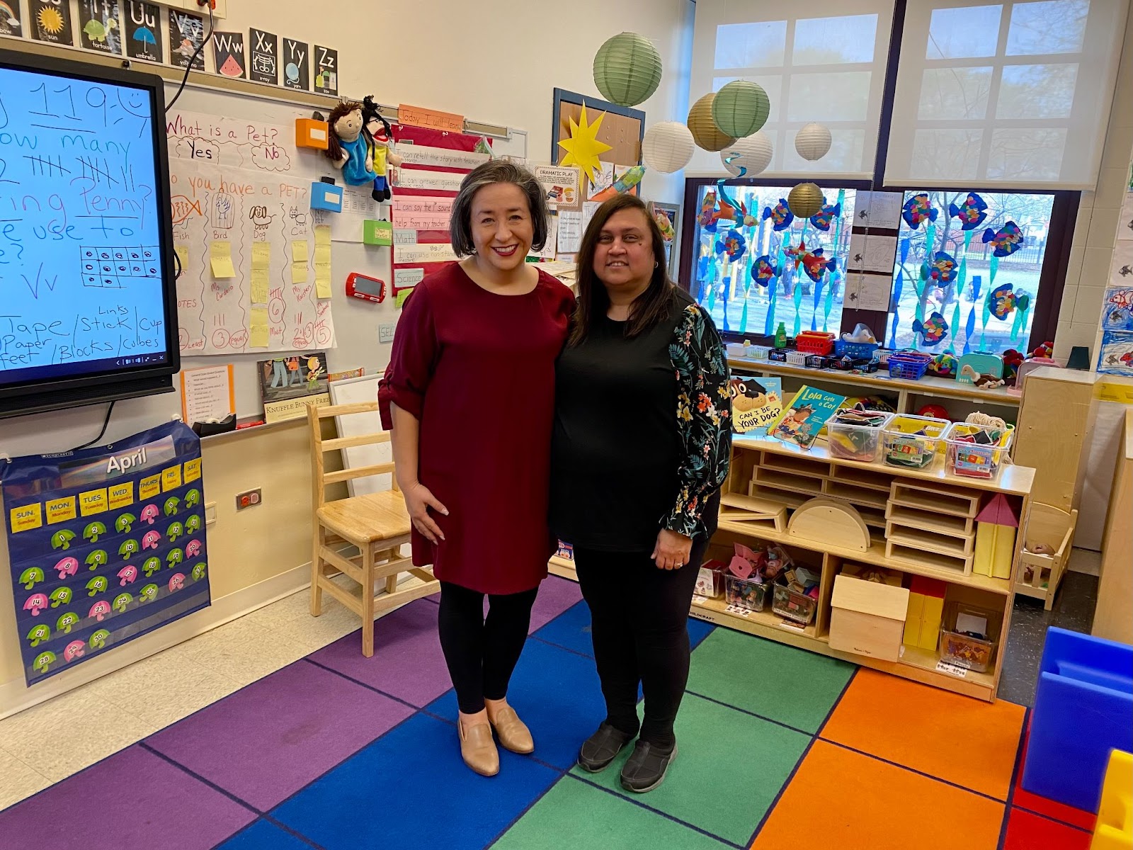 Alejandra De La Pena and Sheela Karsten