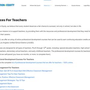 Resources for Teachers - image