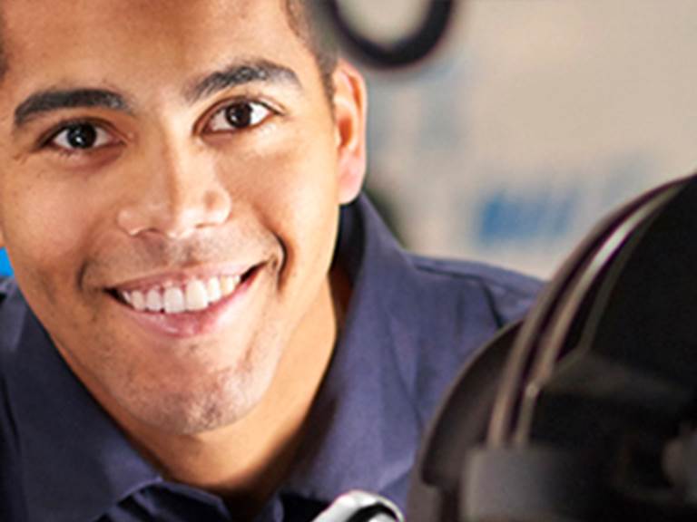 Man smiling