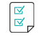 Checklist on a paper icon