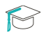 Graduation cap icon