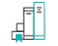 Three books icon