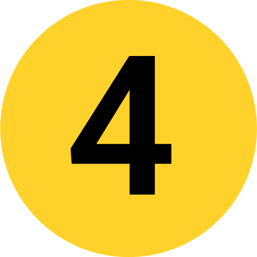 yellow number four
