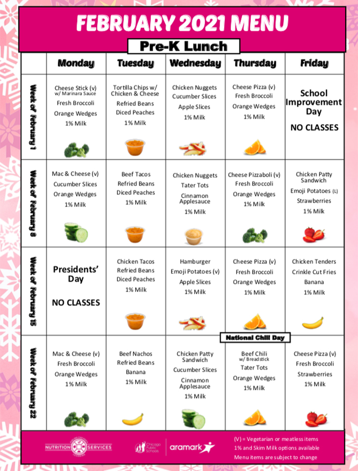 School Meals and Nutrition Chicago Public Schools