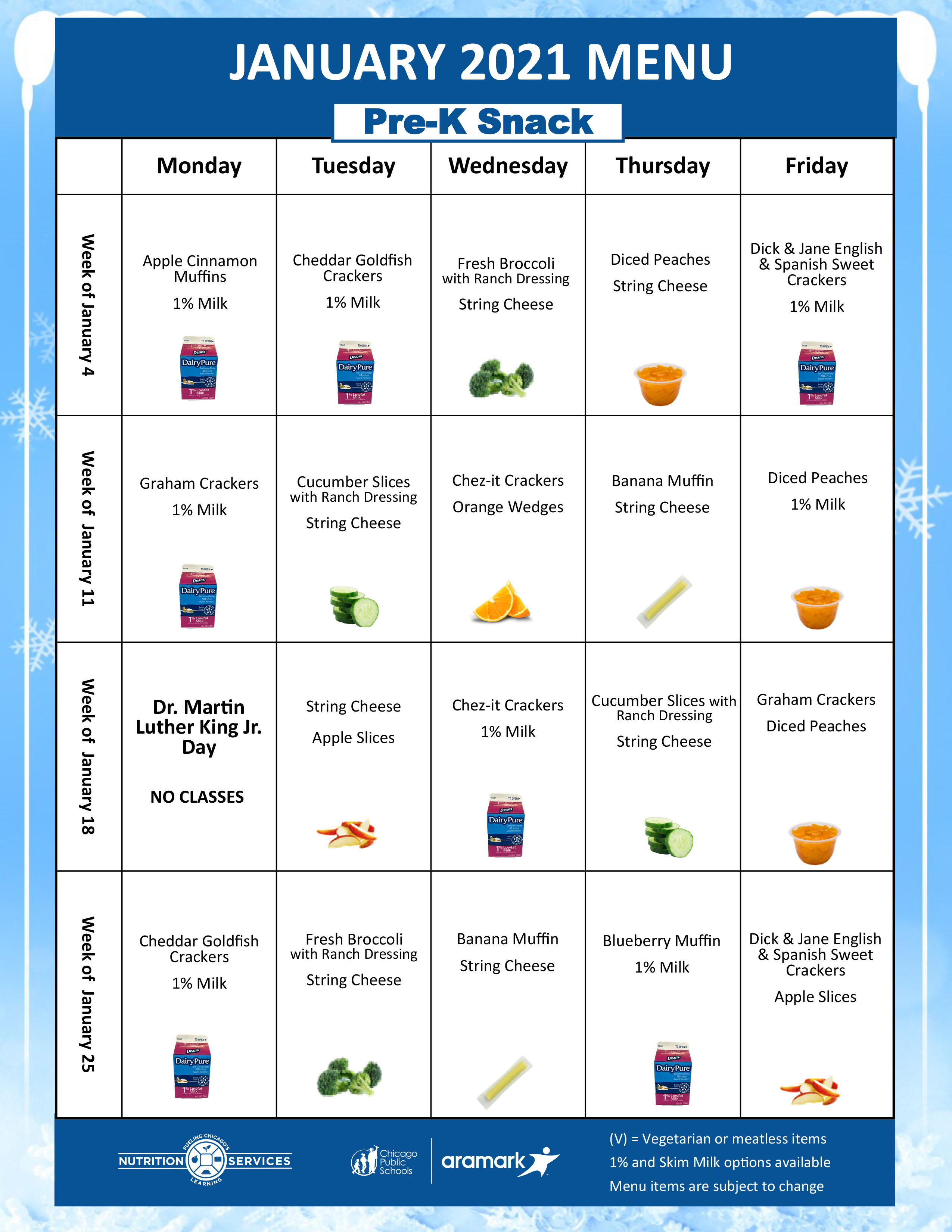School Meals and Nutrition Chicago Public Schools