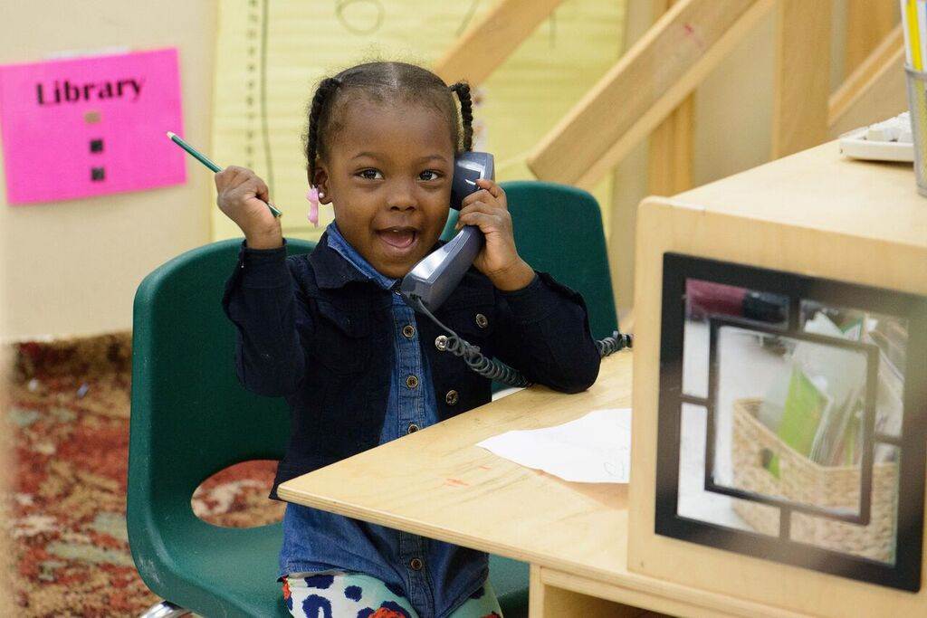 image of girl on phone