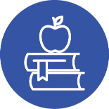Apple with Books Icon