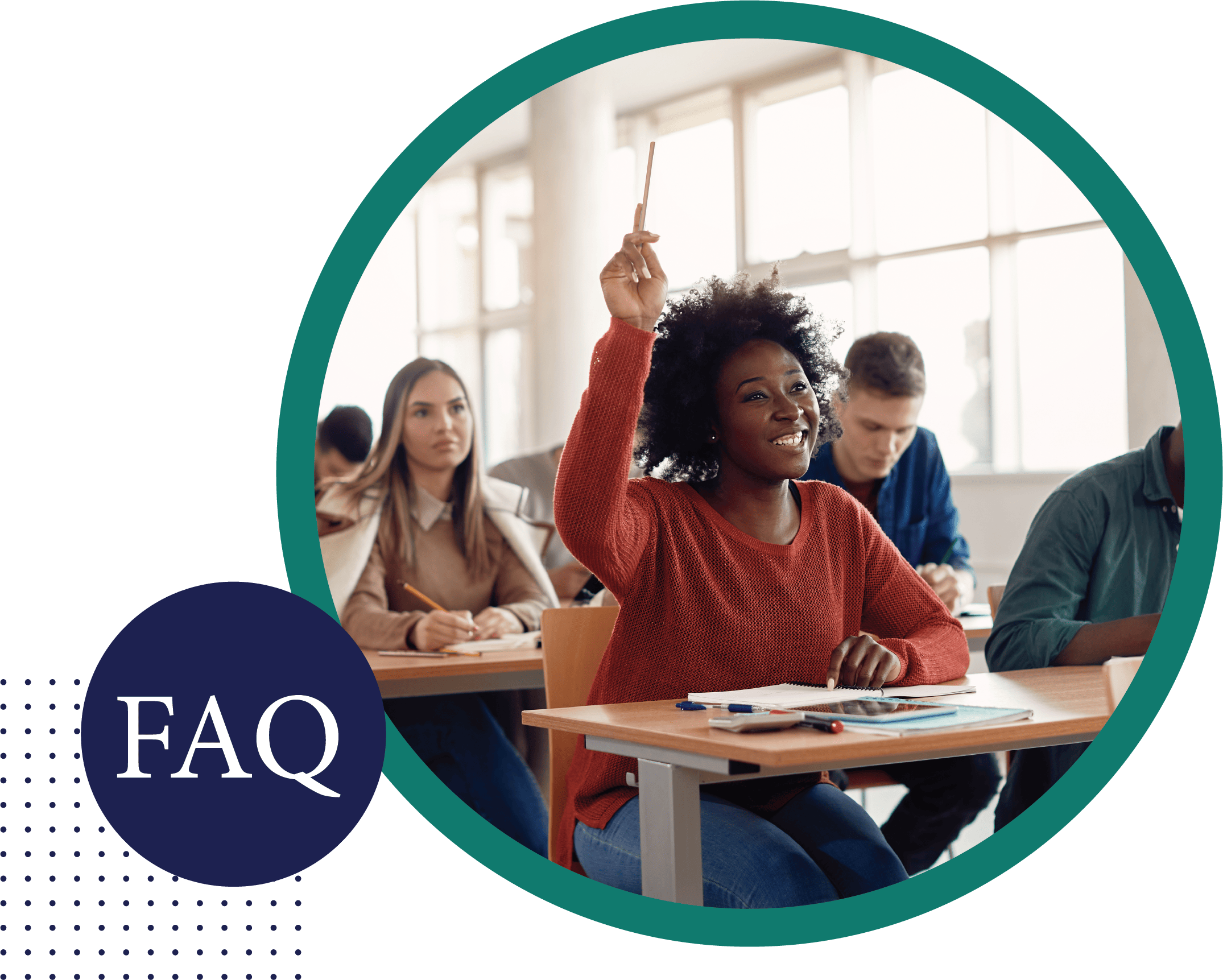 Student Raising Hand - FAQ