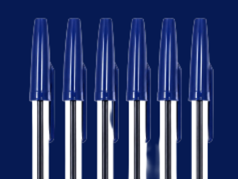 blue ballpoint pen image