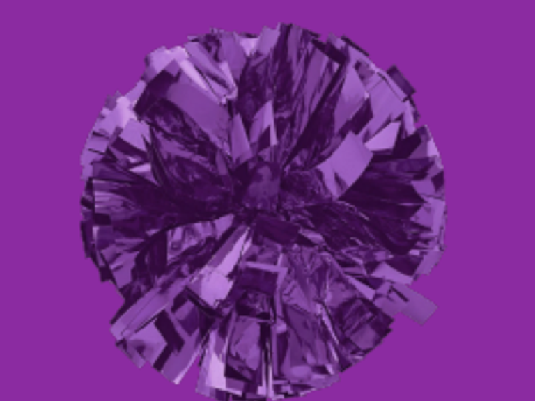purple pom-pom image