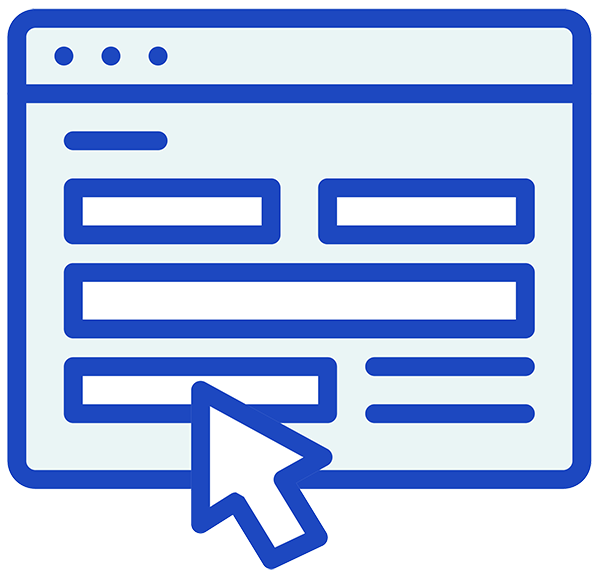 Arrow pointing to the lower part of a computer screen. 