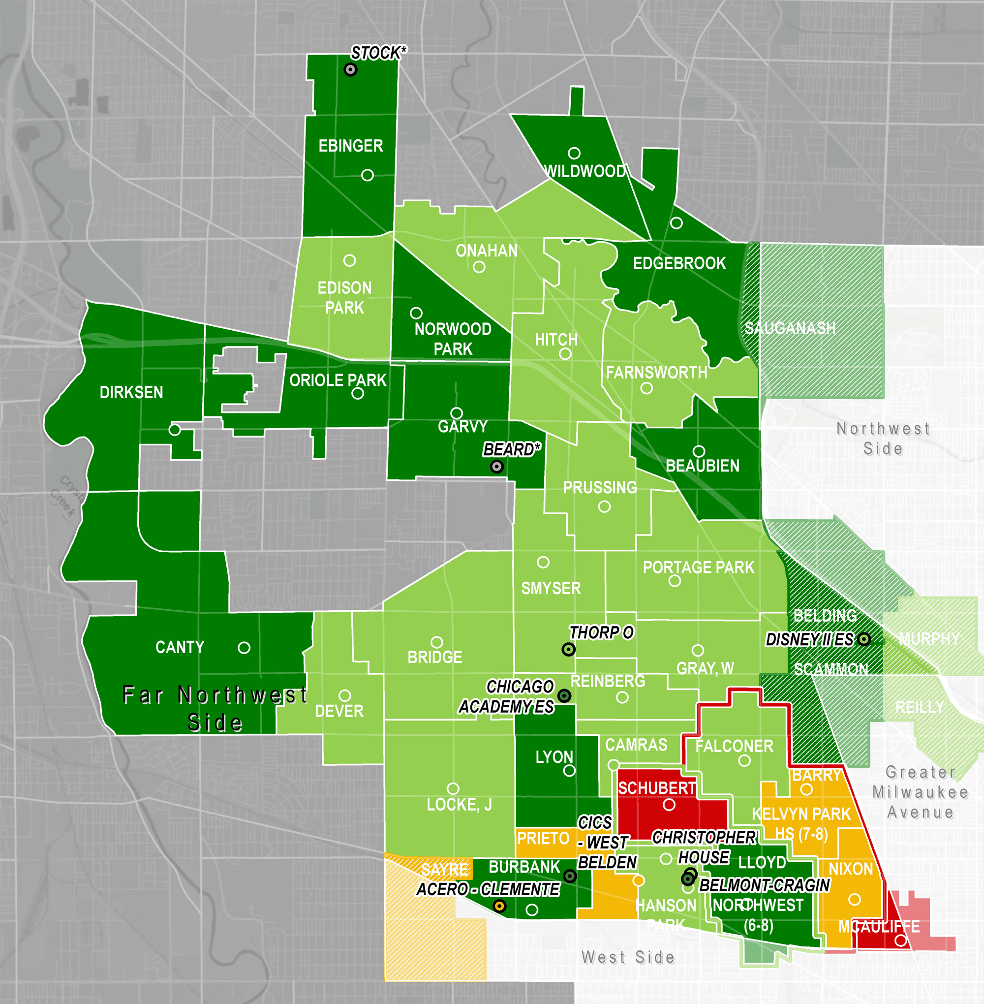 Elementary School 2020-21 Map