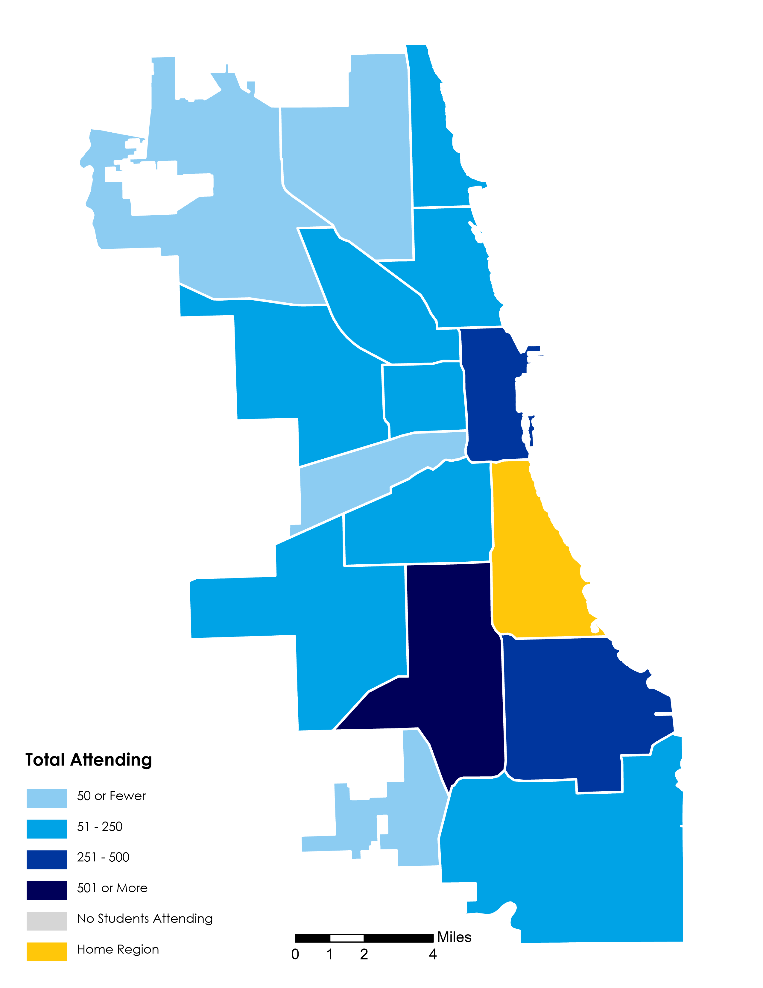 Choice Footprint map Bronzeville South Lakefront