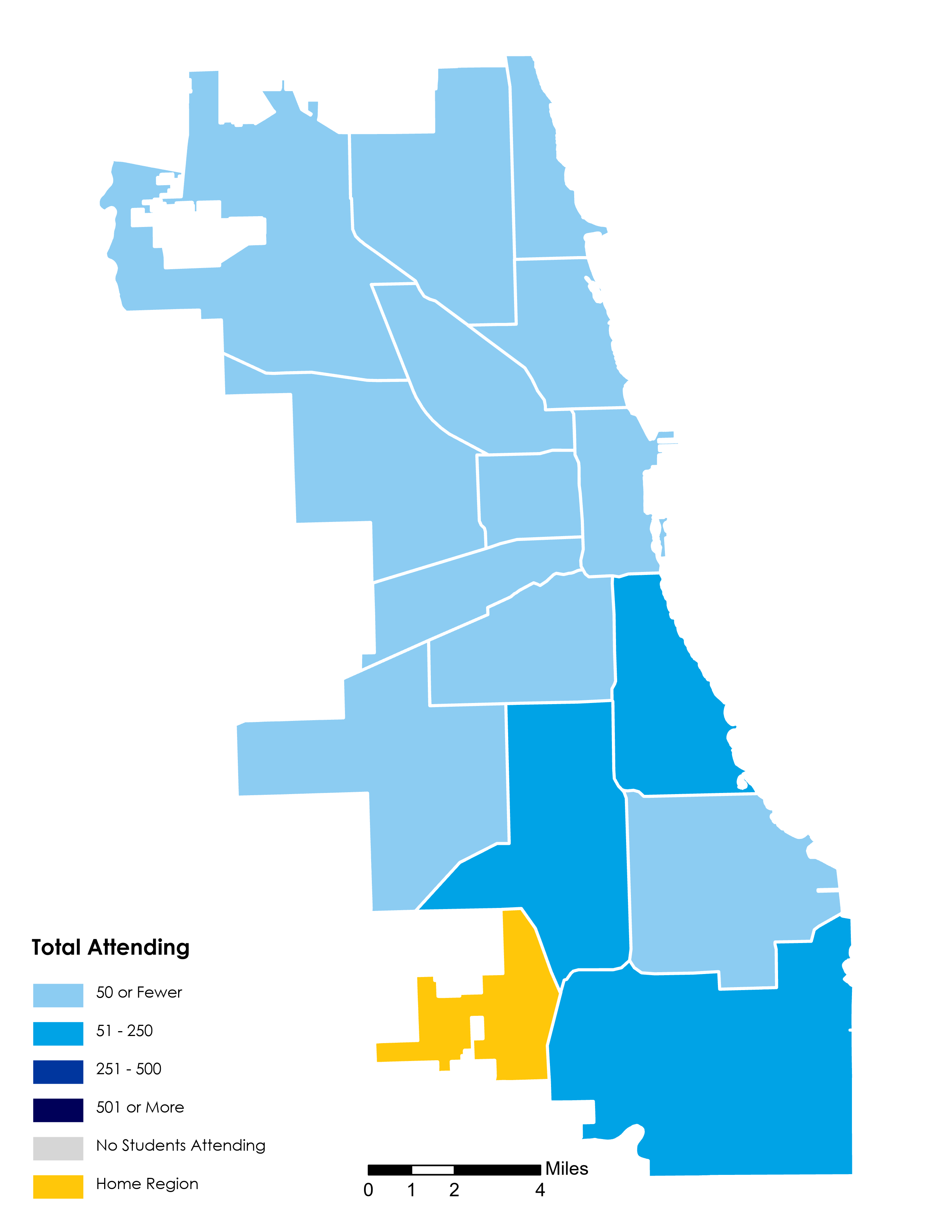 Choice Footprint map Far Southwest Side