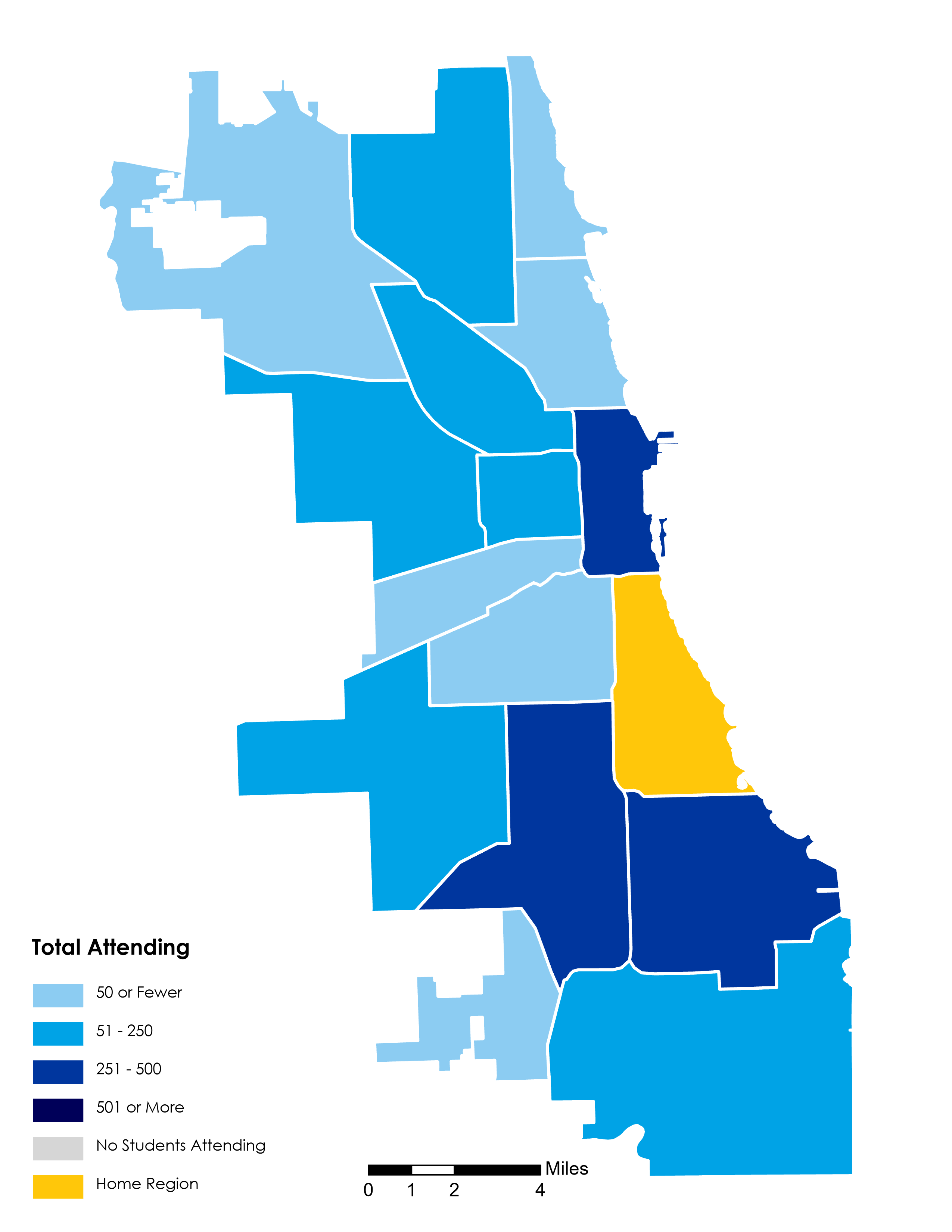 HS Footprint Map Bronzeville South Lakefront