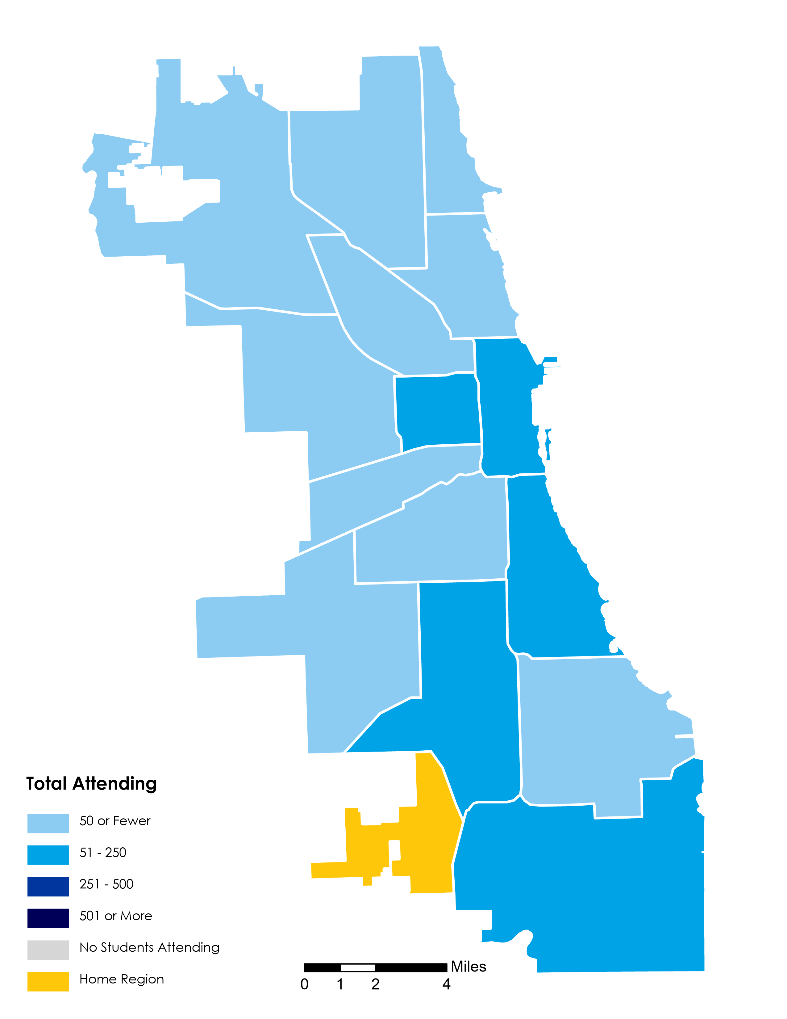 Choice Footprint map Far Southwest Side