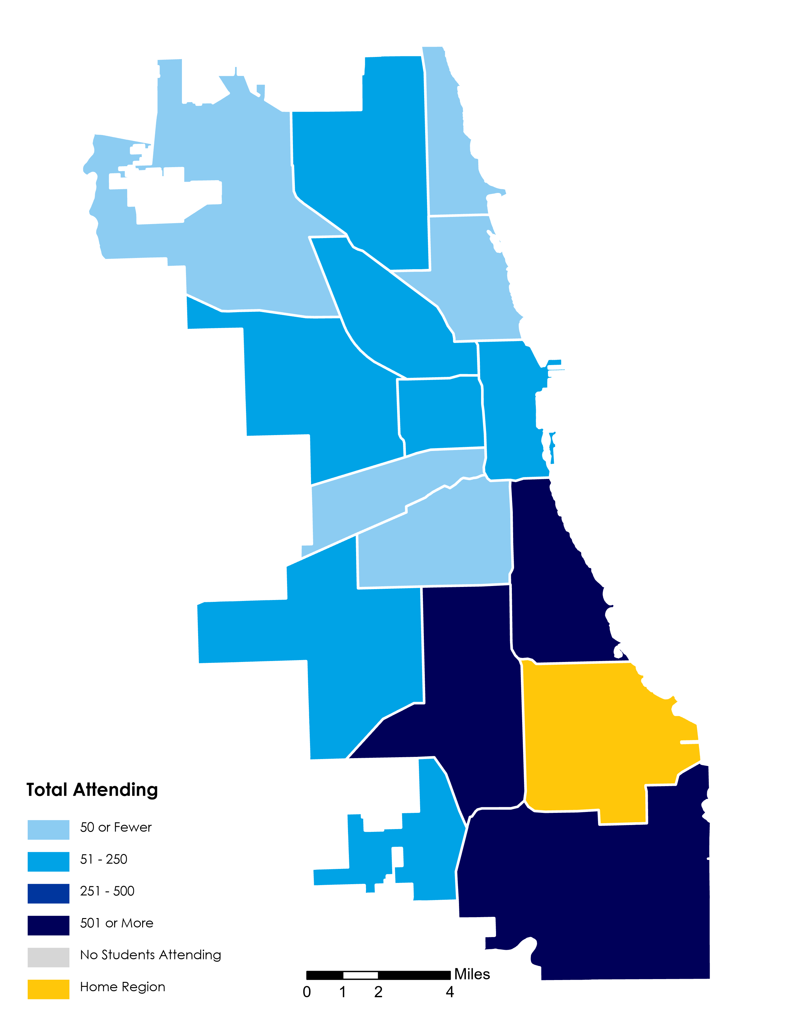 Choice Footprint map HS Greater Stony Island