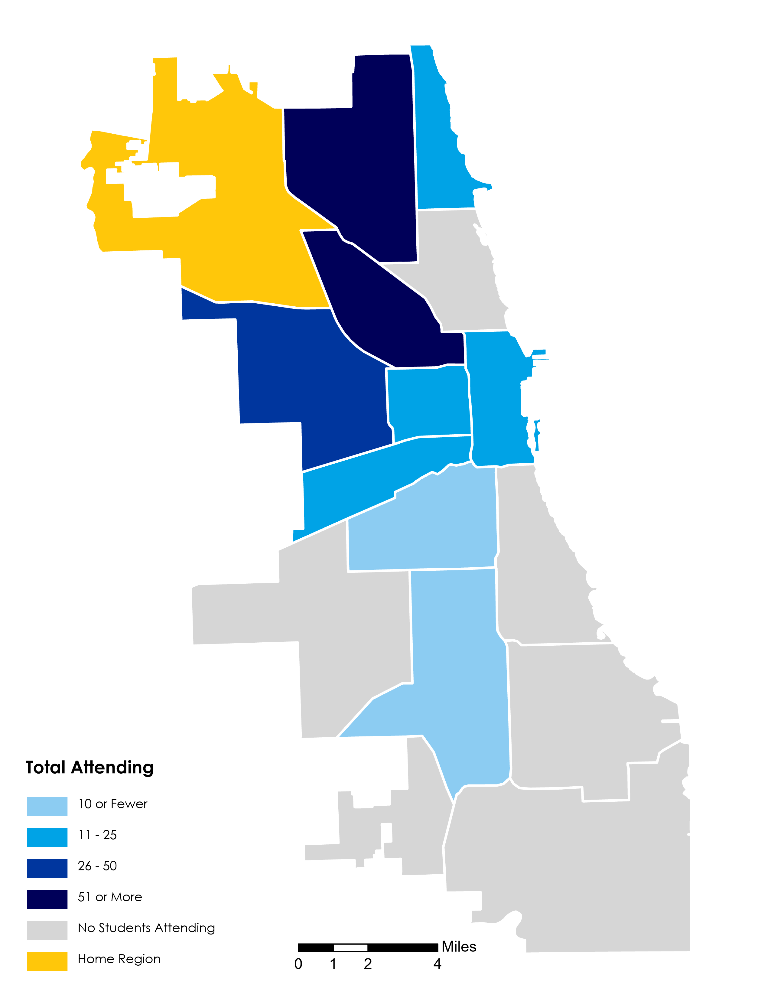 Options HS Choice Footprints Map - Far Northwest Side