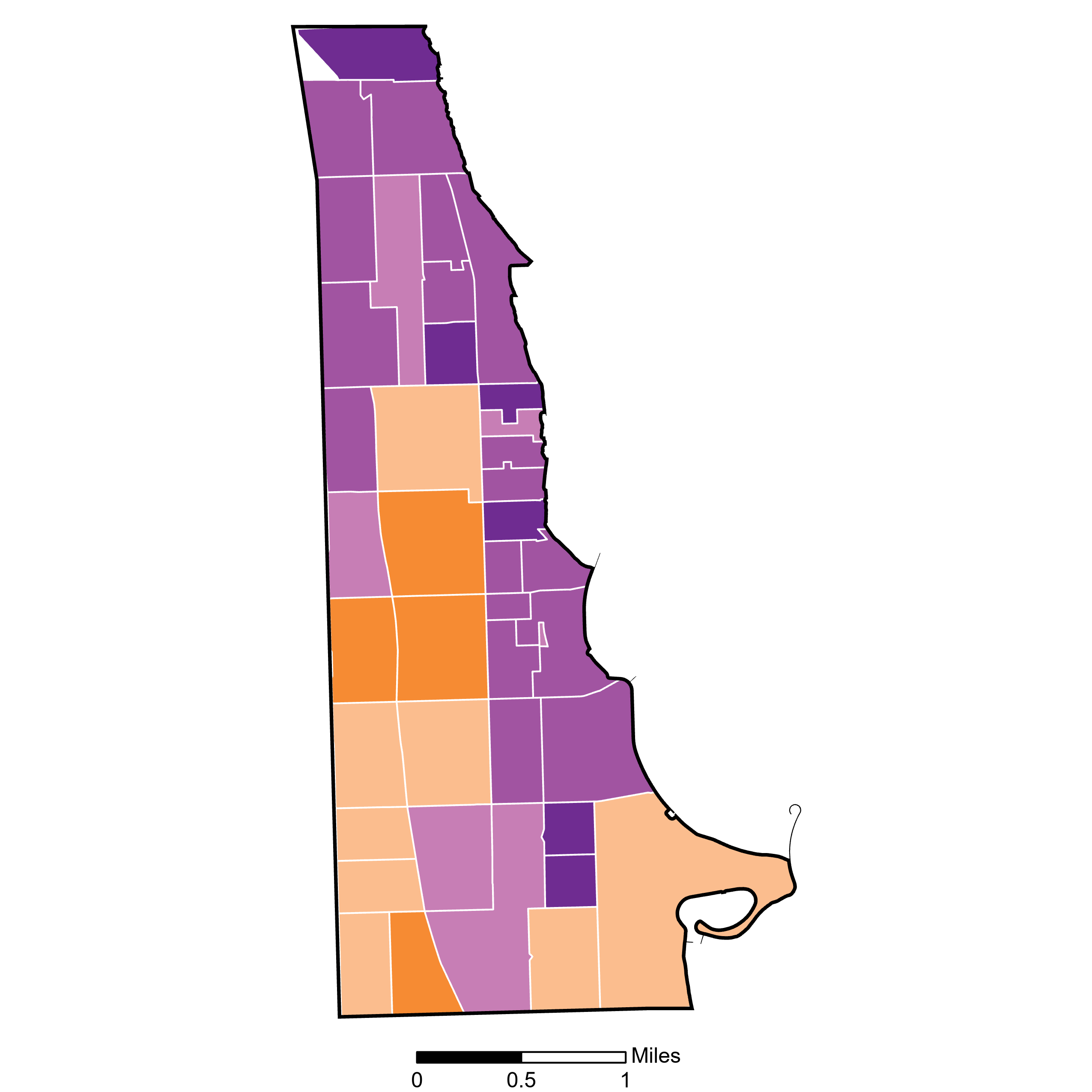 Income Map North Lakefront