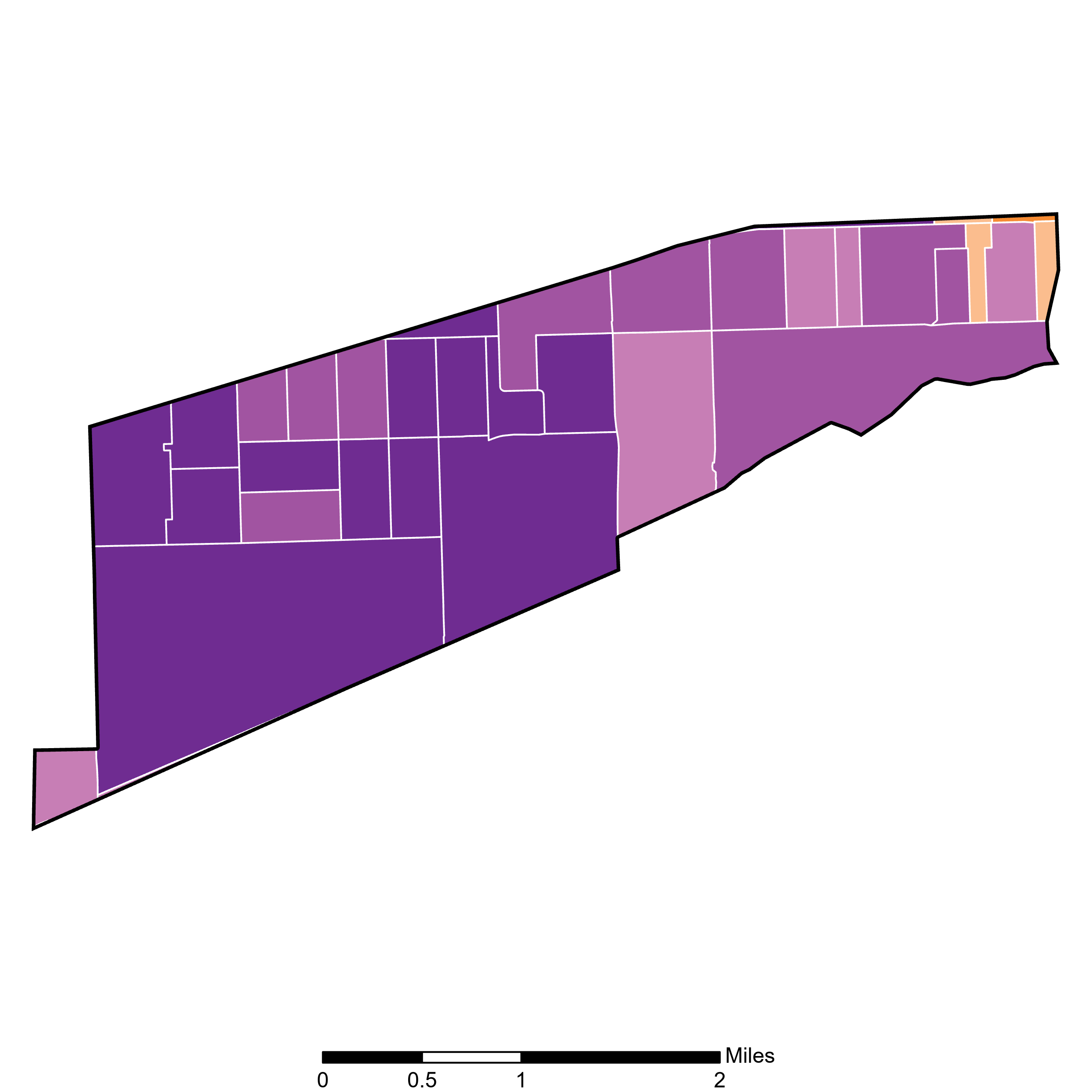 Income map Pilsen Little Village