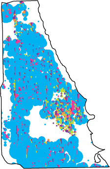 race and ethnicity map of Bronzeville