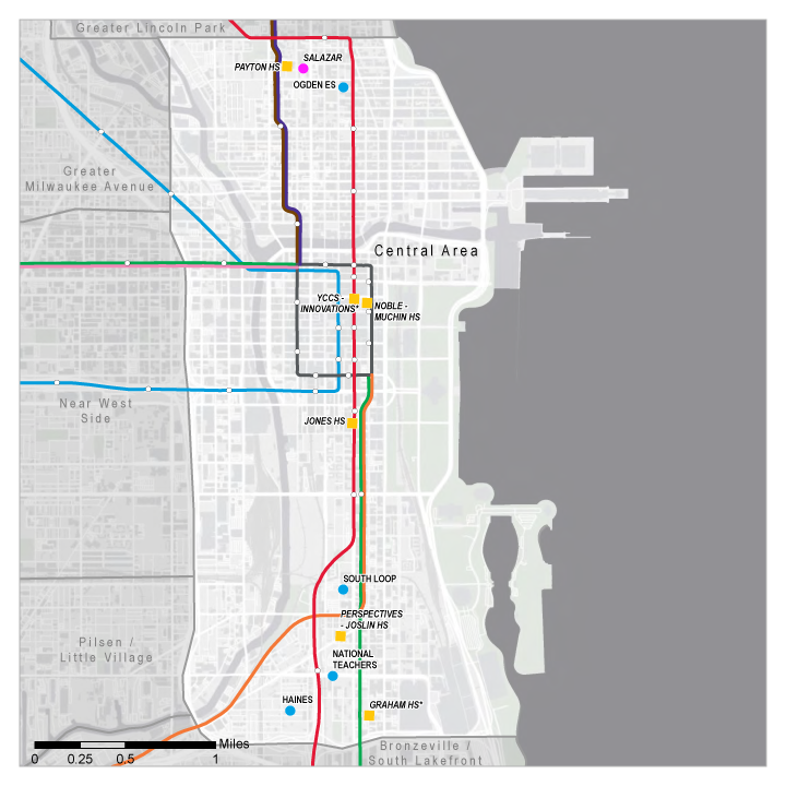 Central Area Region Map