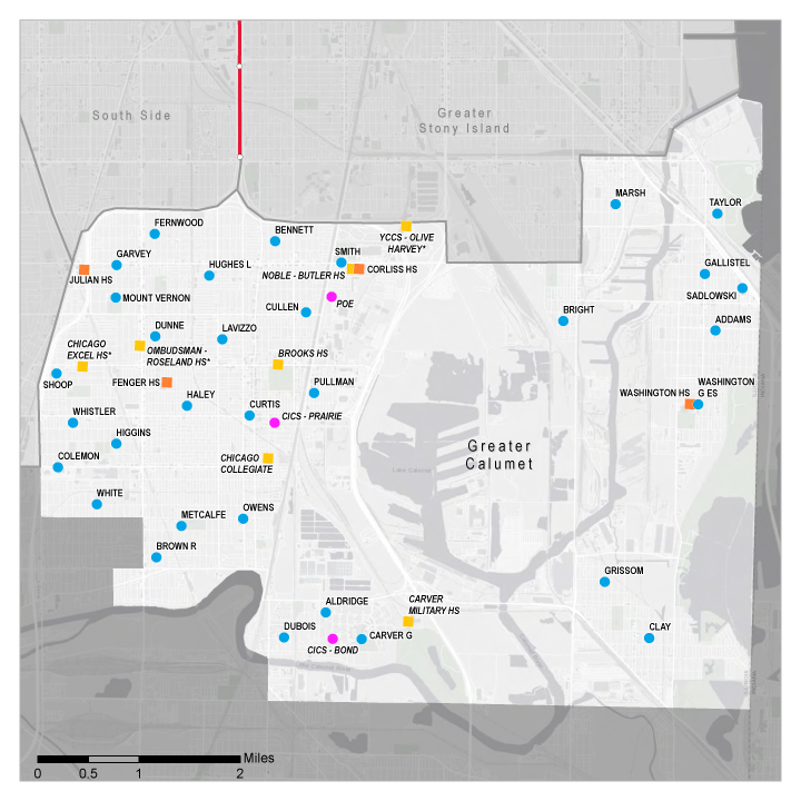 Region Map Greater Calumet