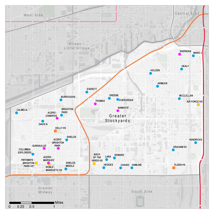 Region Map of Greater Stockyards