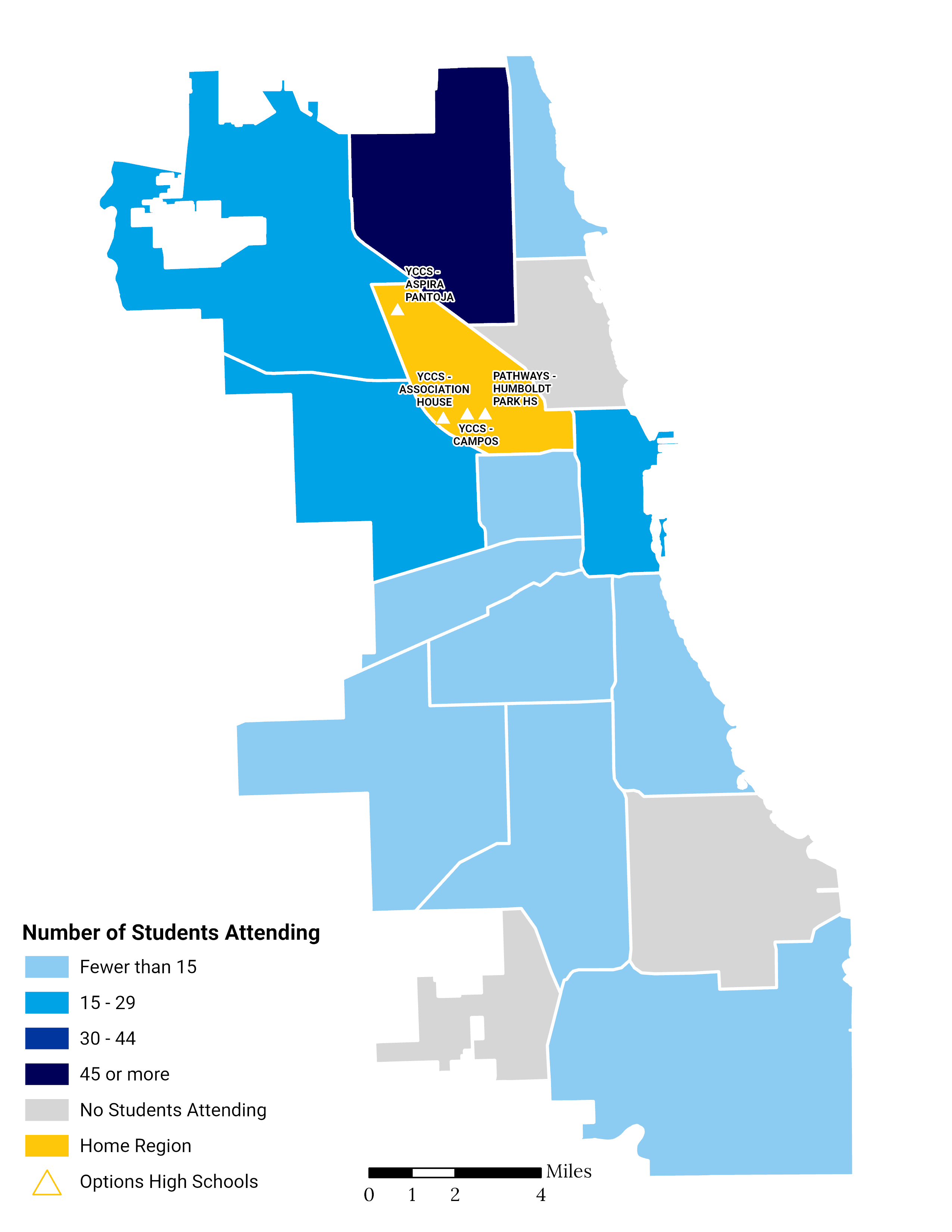 Options HS Choice Footprint Map Greater Milwaukee Avenue