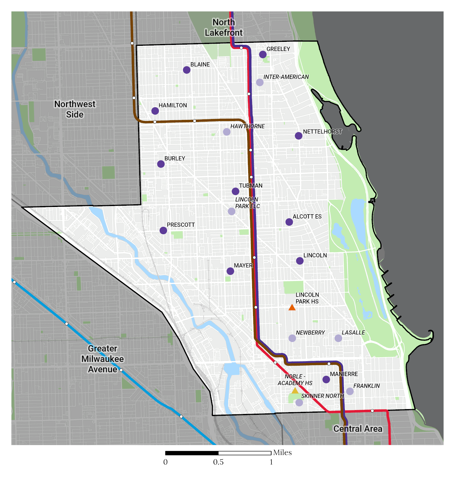 Greater Lincoln Park Map