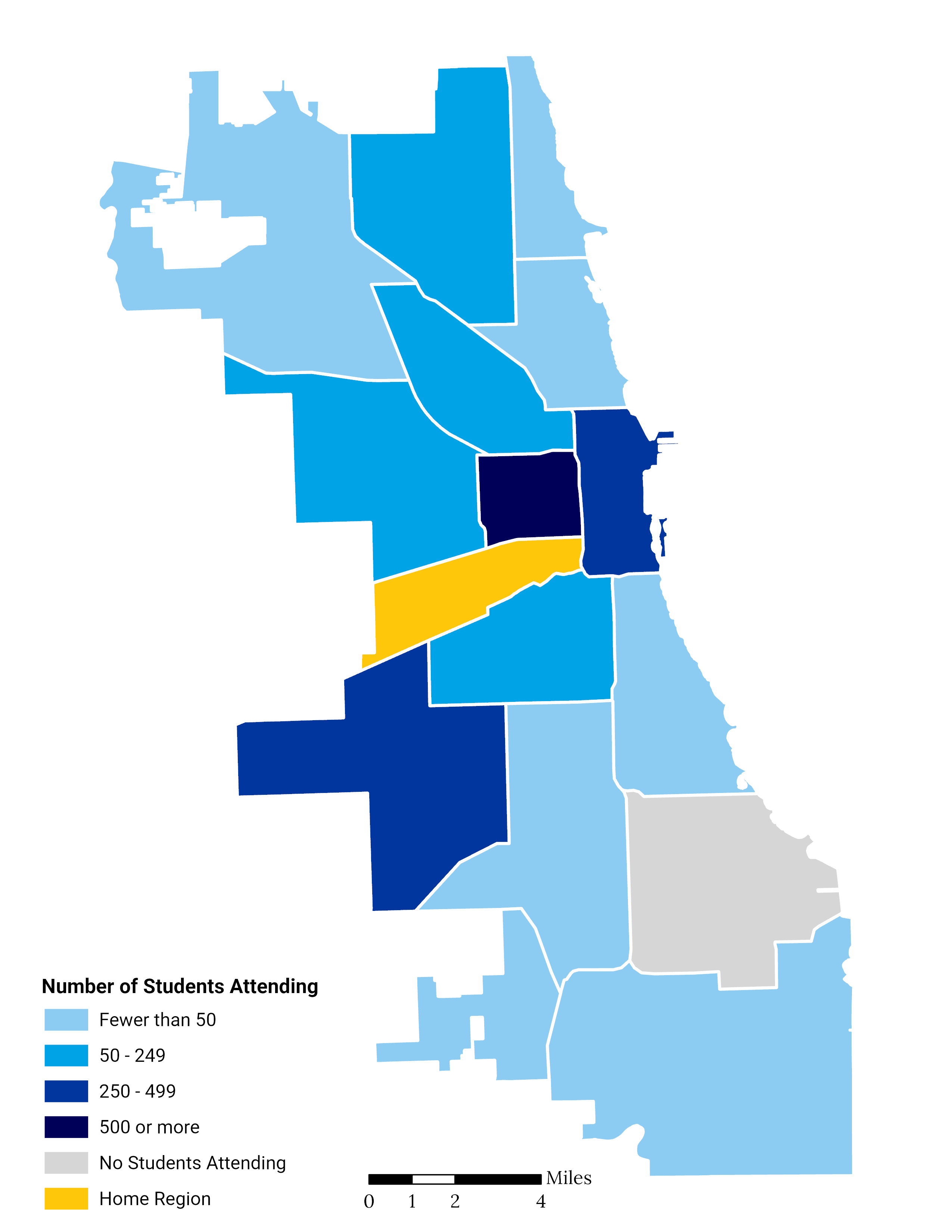 Pilsen  Little Village High School Choice Footprint Map