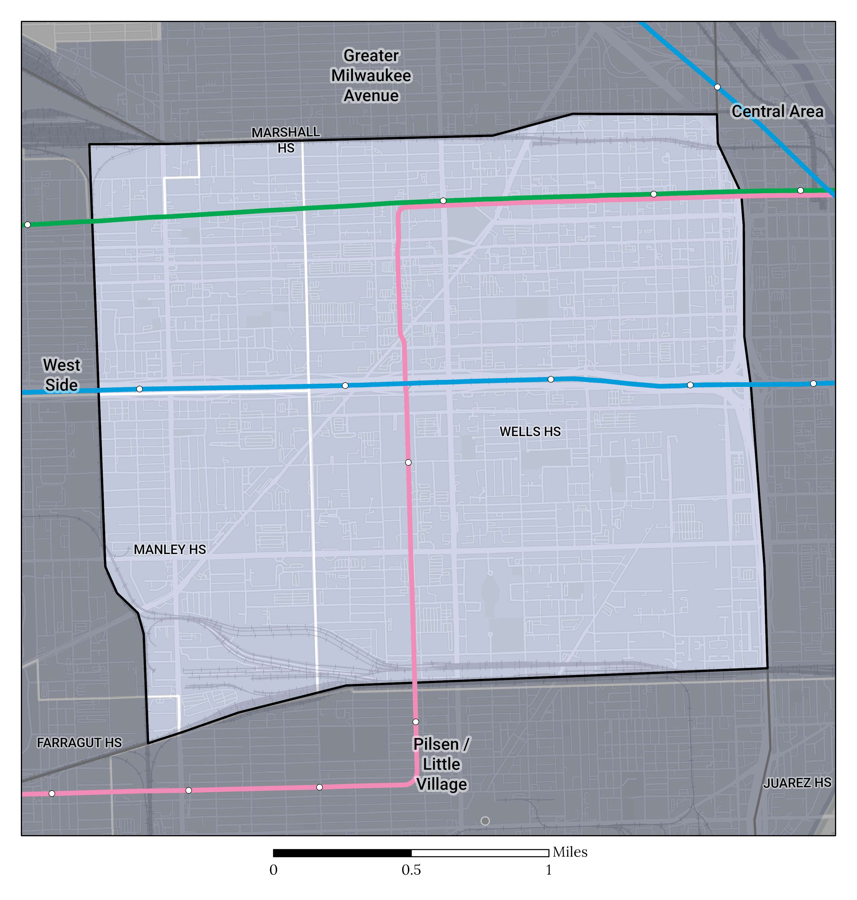 Attendance Area Maps HS Near West Side
