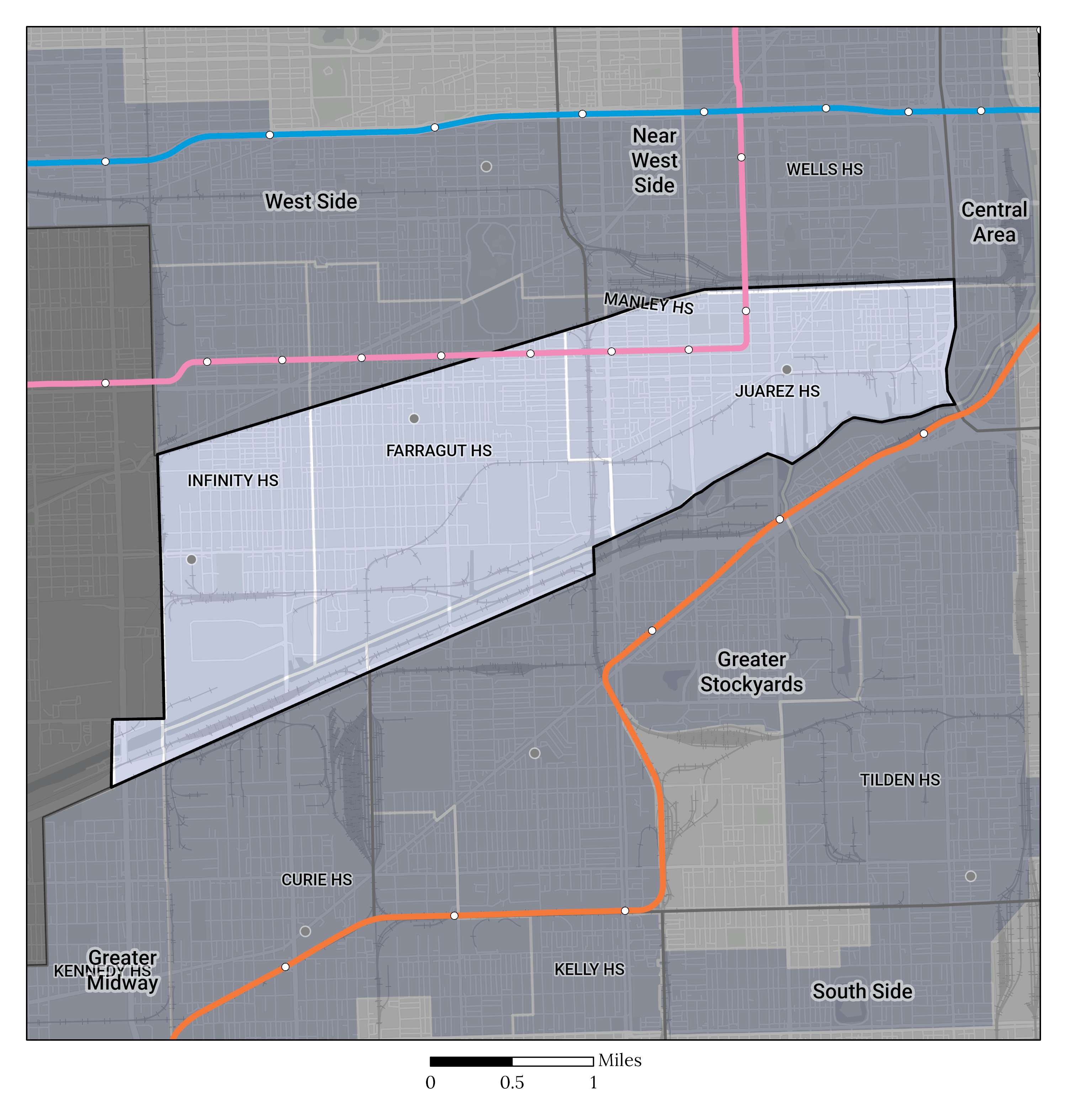 Pilsen / Little Village HS Boundaries