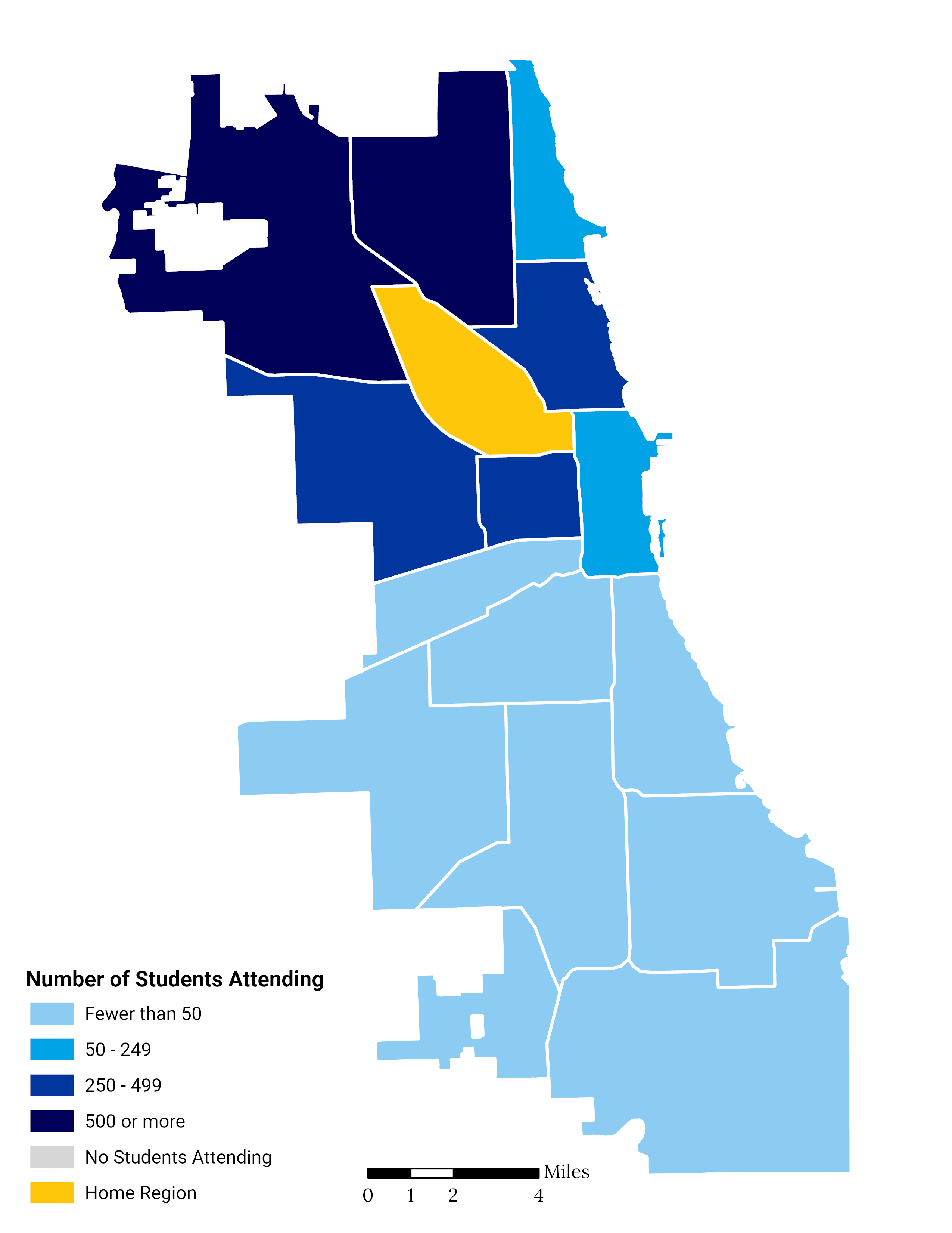 ARA High School Choice Footprint Map Greater Milwaukee Avenue