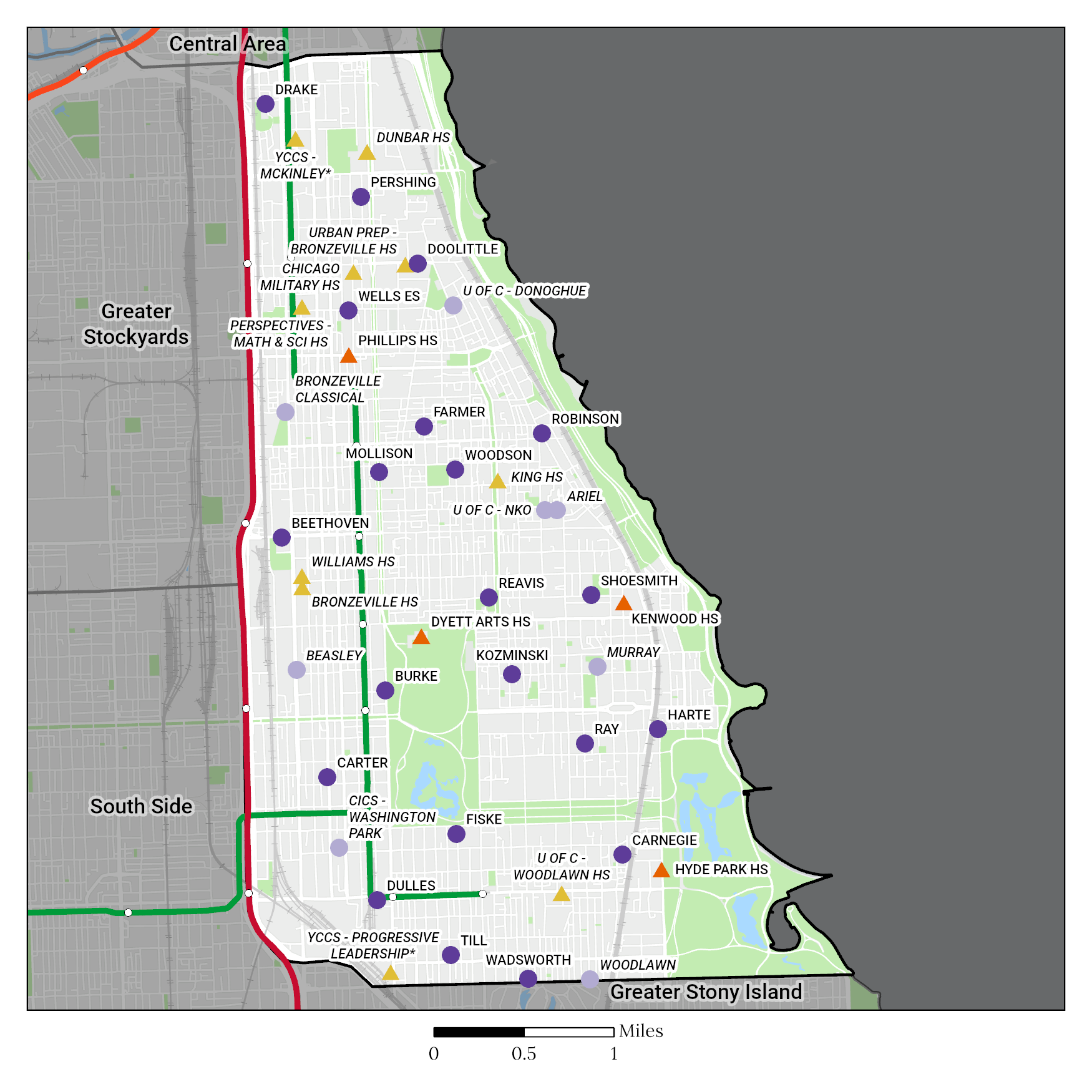 Bronzeville / South Lakefront Region