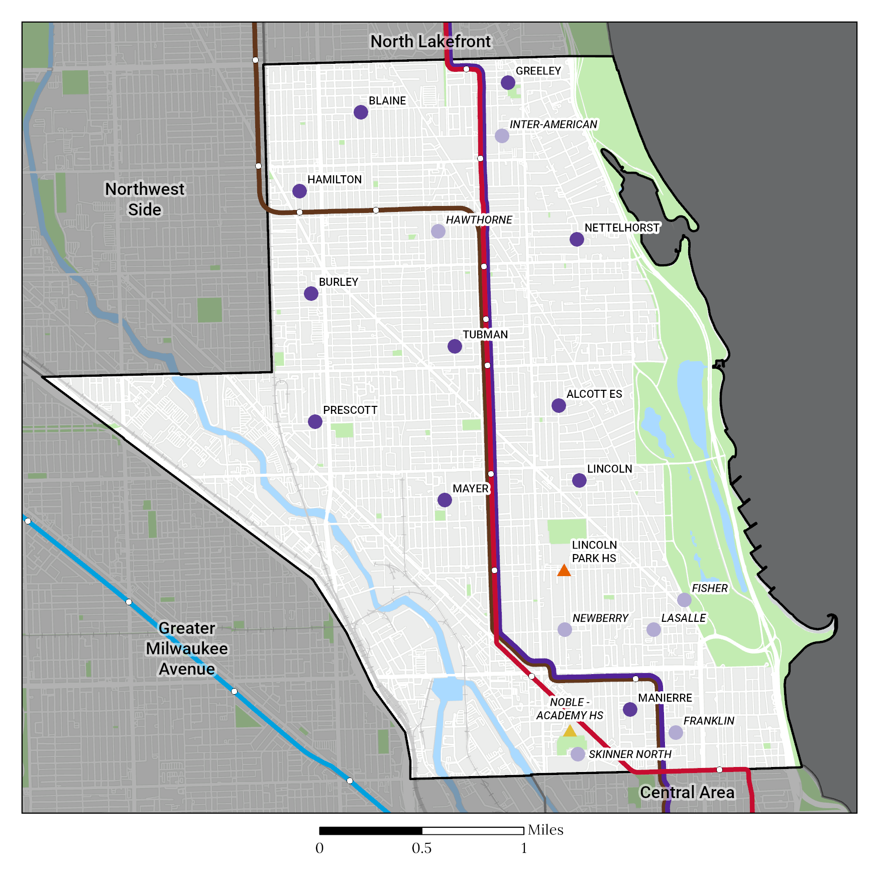 Greater Lincoln Park Map
