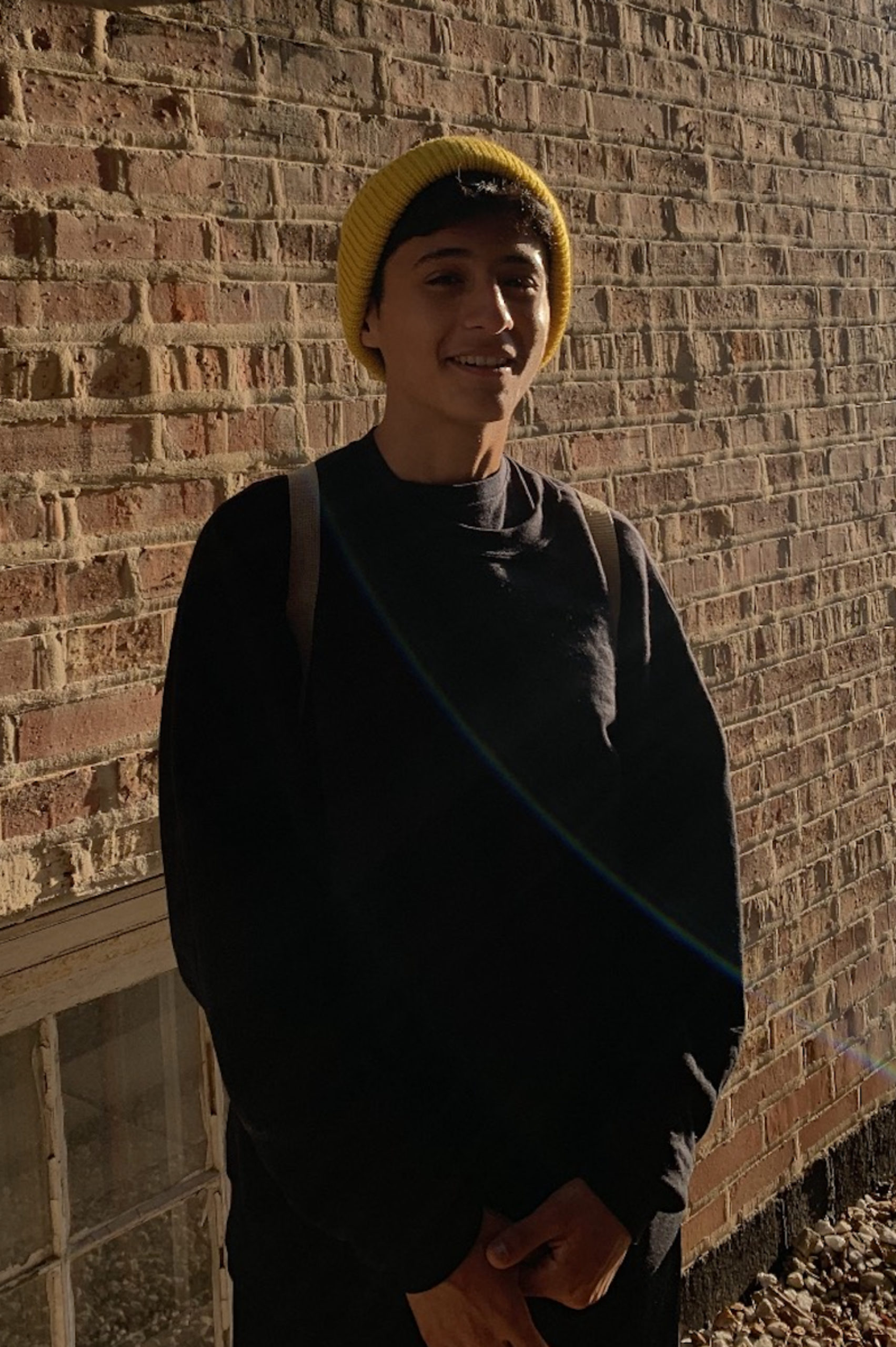 Alejandro smiling