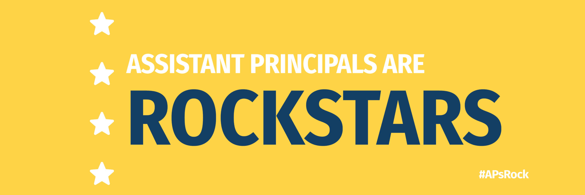 Assistant principals are rockstars