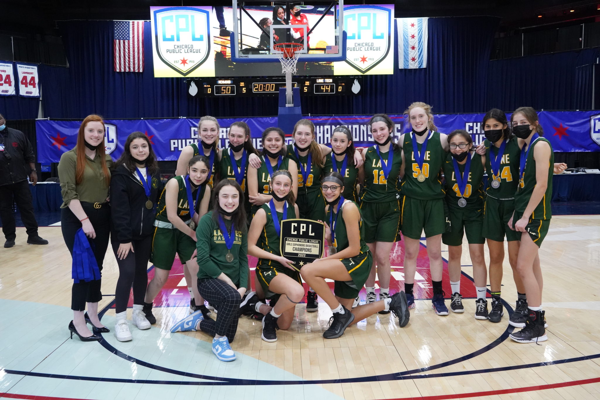 Lane girls basketball team