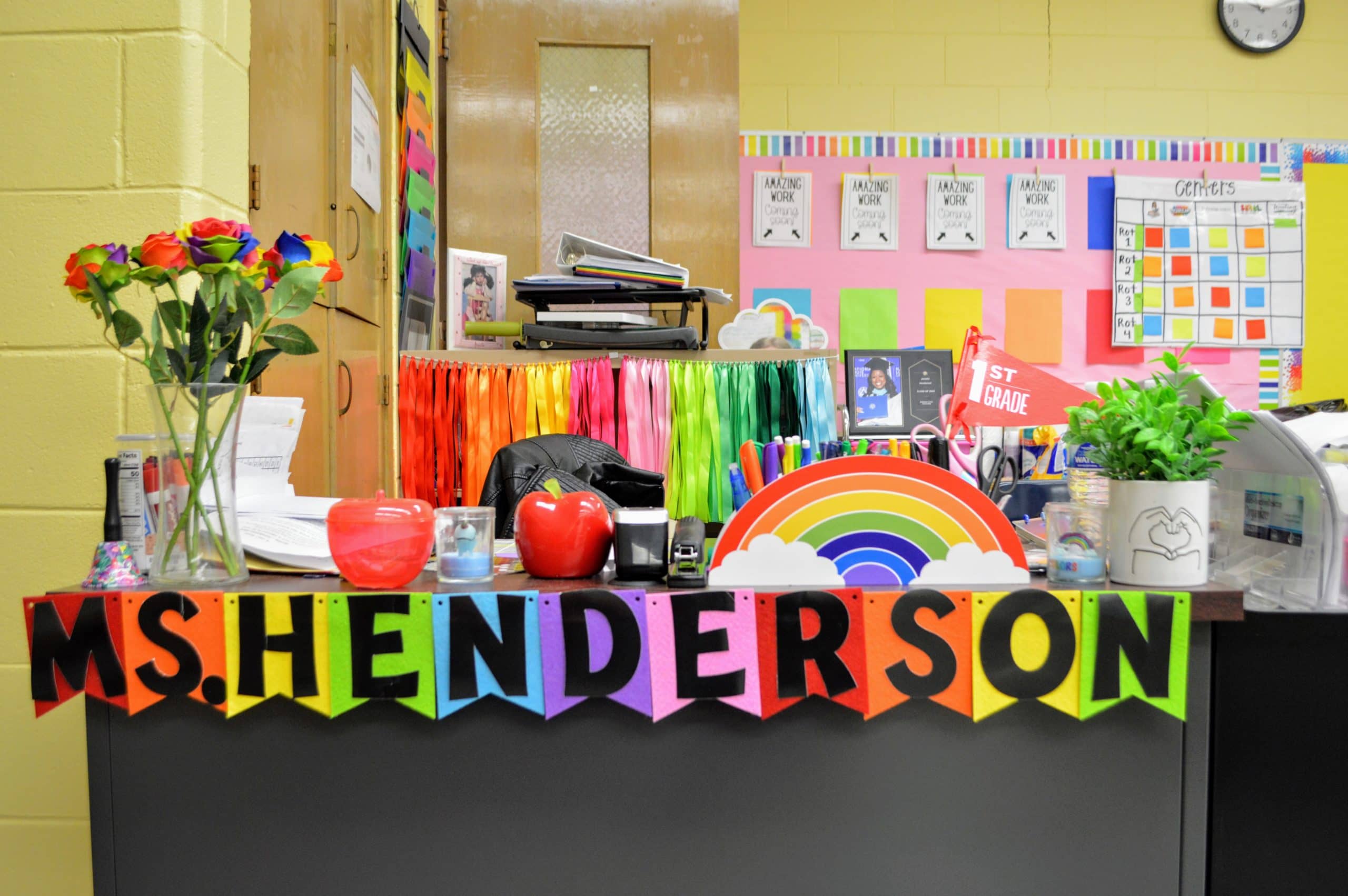 Image of Ms. Henderson's desk