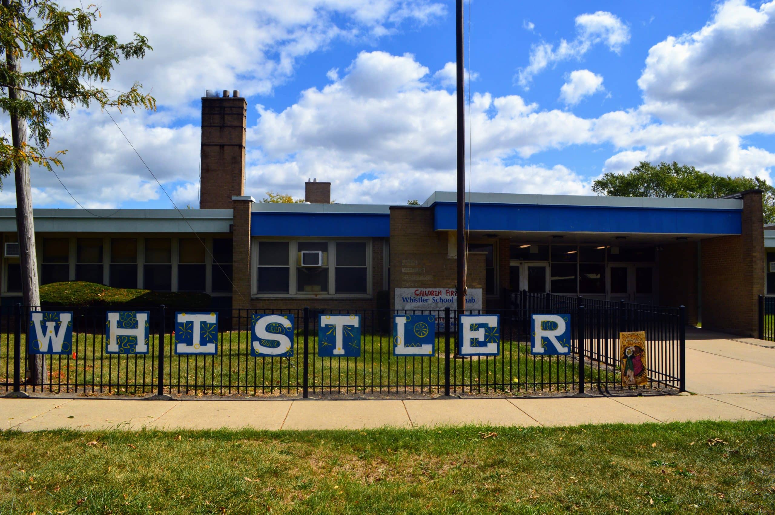 Whistler school name sign