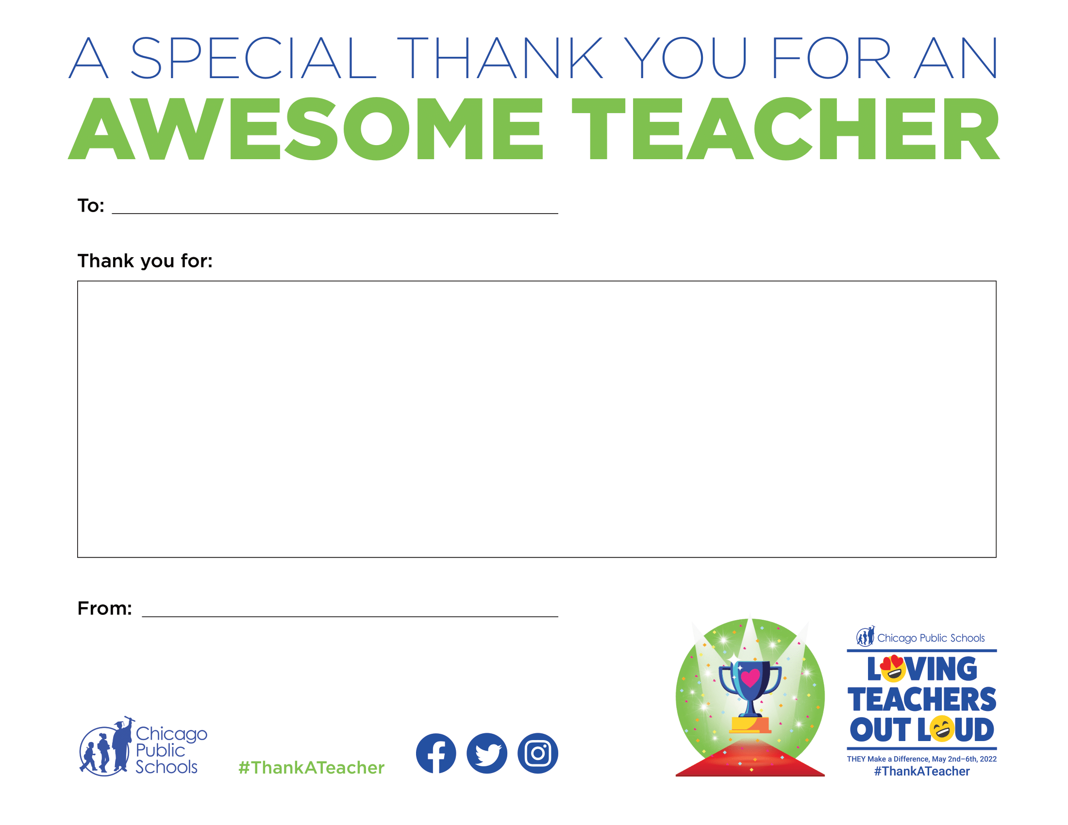 Teacher Appreciation Week